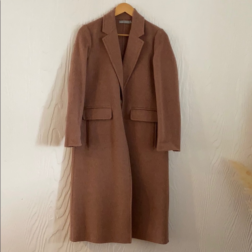 Vince Long Dusty Rose Coat